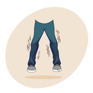 Male Legs Shaking Magnet
