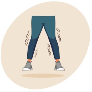 Female Legs Shaking Magnet